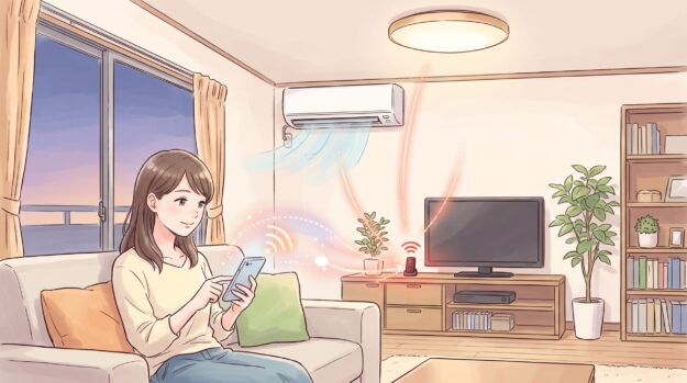 スマートフォンを使ってスマートリモコンを操作
