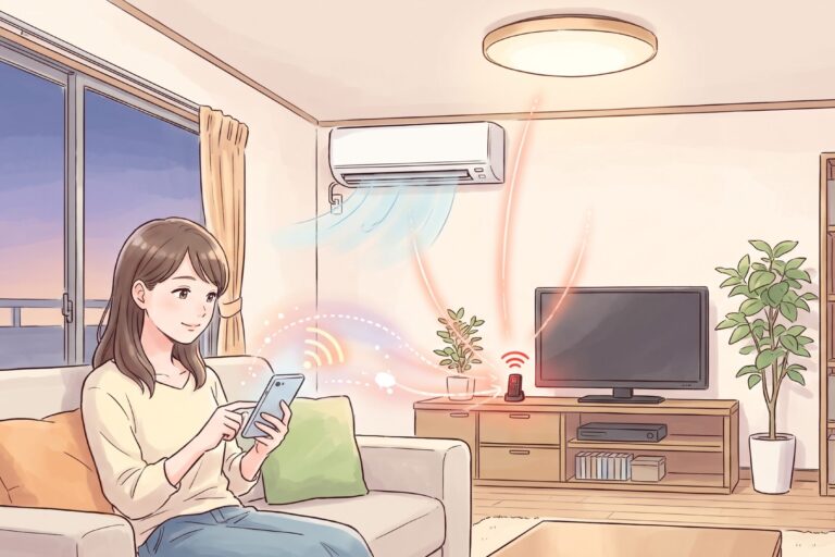 スマートフォンを使ってスマートリモコンを操作